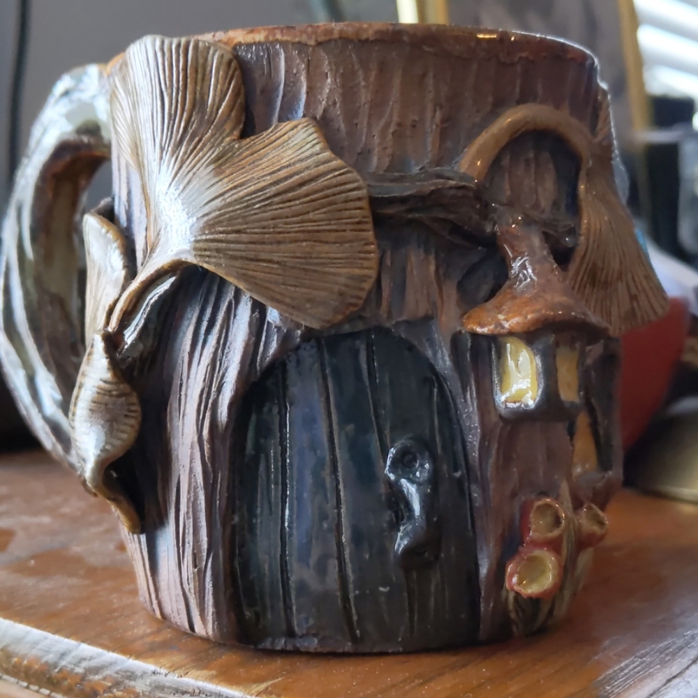 Incredibly Detailed Fairy House Mug